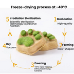 Cat Paw Treats Freeze-Dried Cat Snacks (10 cookies per bag)