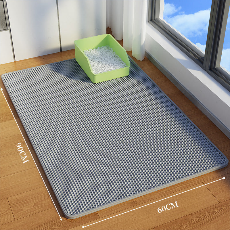 Oversized double-layer cat litter pad anti-splash