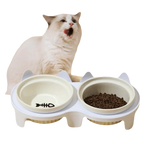 Elevated Ceramic Cat Bowl