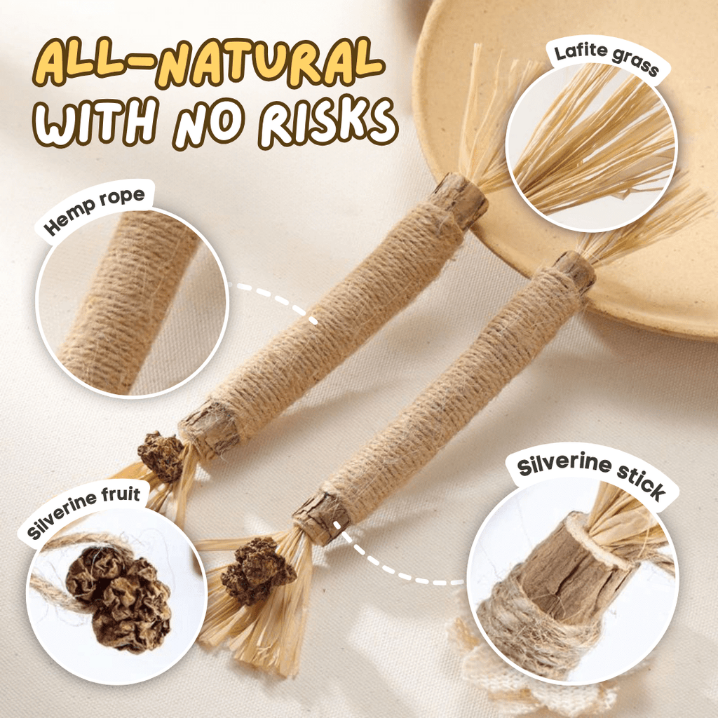 All Natural Teething Toy (3 Pcs) - MaoMao - Paws