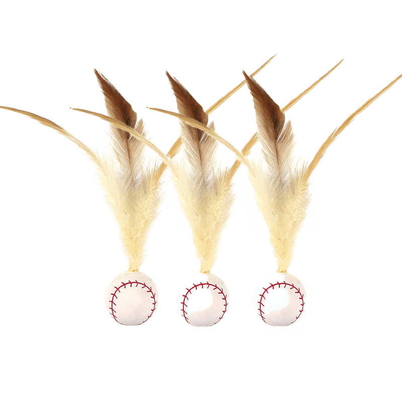 Bouncy Feather Toy - MaoMao - Paws