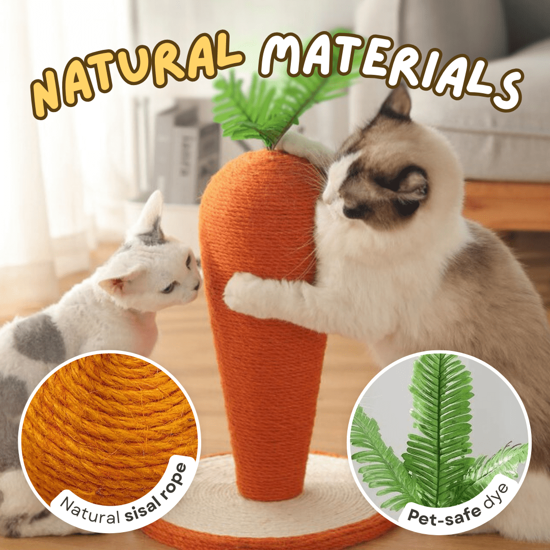 Carrot Cat Scratching Post - MaoMao - Paws