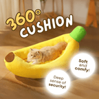 Cat Banana Bed - MaoMao - Paws