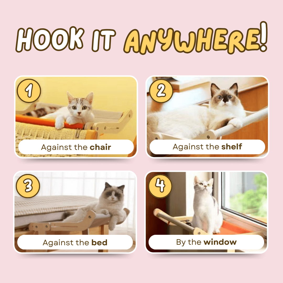 Cat Bedside Hammock - MaoMao - Paws