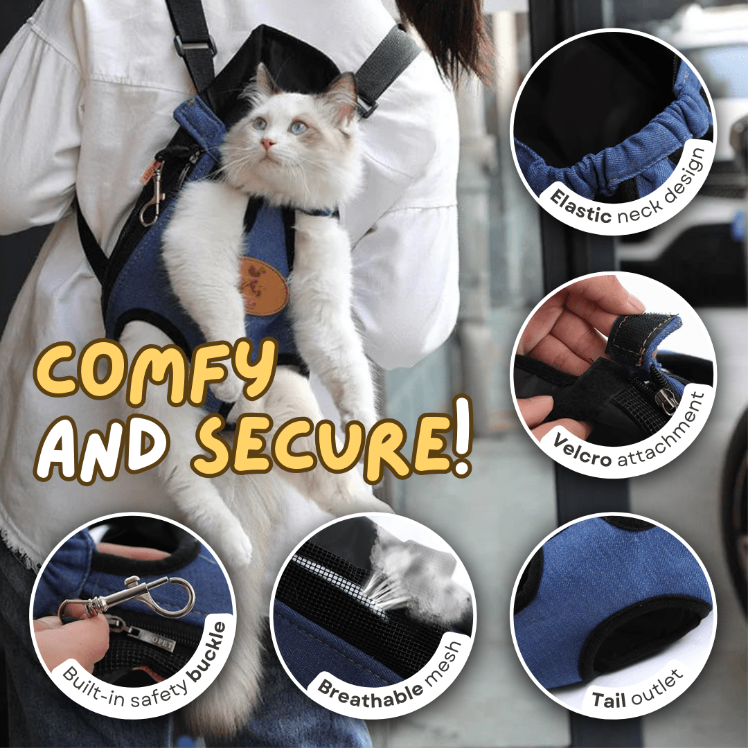 Cat Front Carrier Bag - MaoMao - Paws