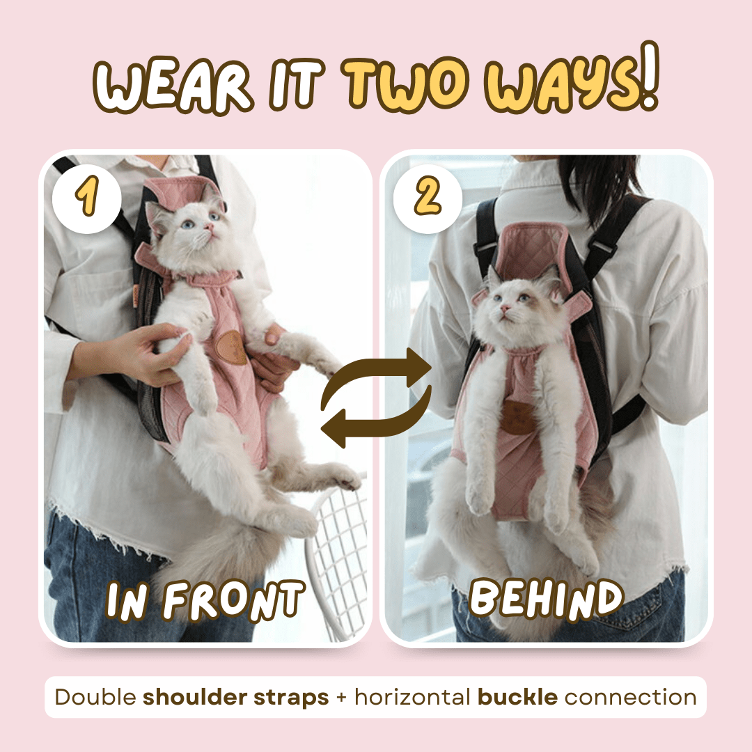 Cat Front Carrier Bag - MaoMao - Paws