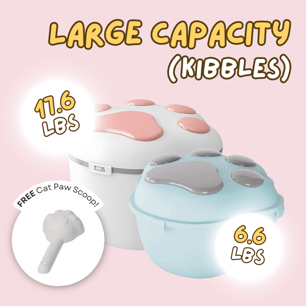Cat Paw Kibble Container - MaoMao - Paws