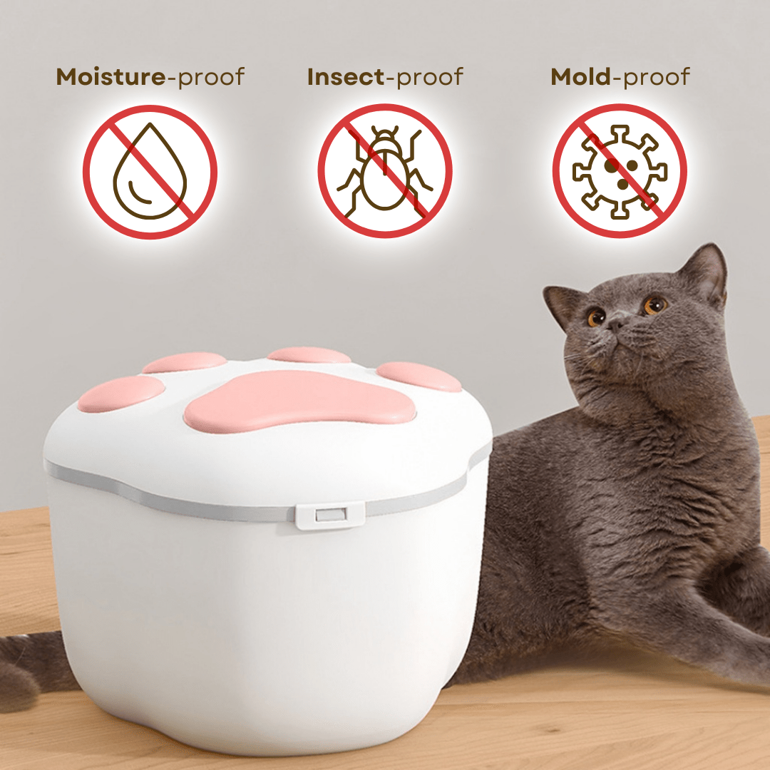 Cat Paw Kibble Container - MaoMao - Paws