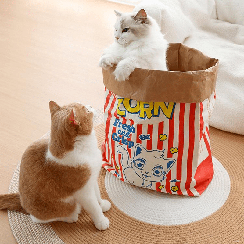 Cat Popcorn Bag - MaoMao - Paws