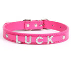 【COL - 004】Letter Diamond Pet Collar - MaoMao - Paws