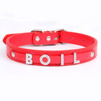 【COL - 004】Letter Diamond Pet Collar - MaoMao - Paws