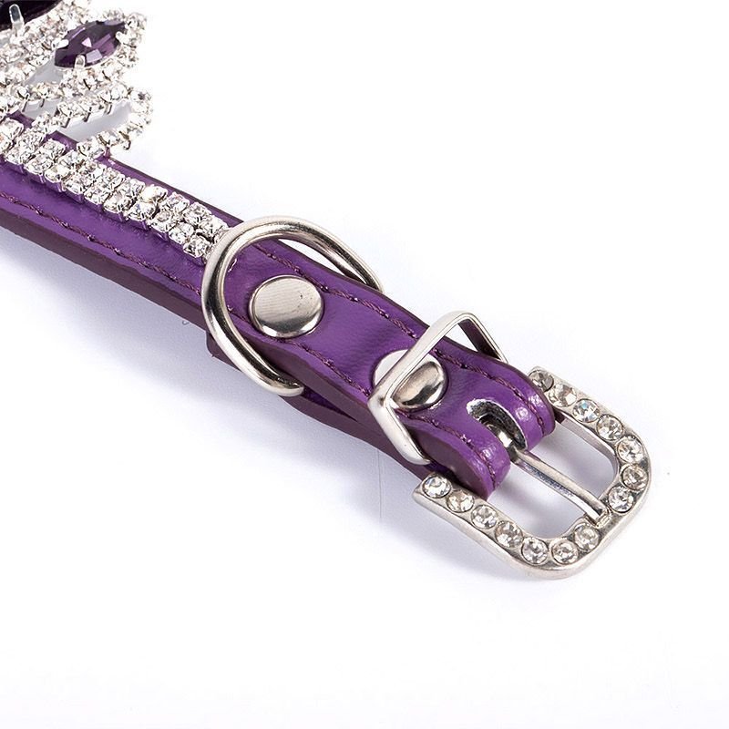 【COL - 010】Noble Adjustable Diamond Collar Pet Collar - MaoMao - Paws