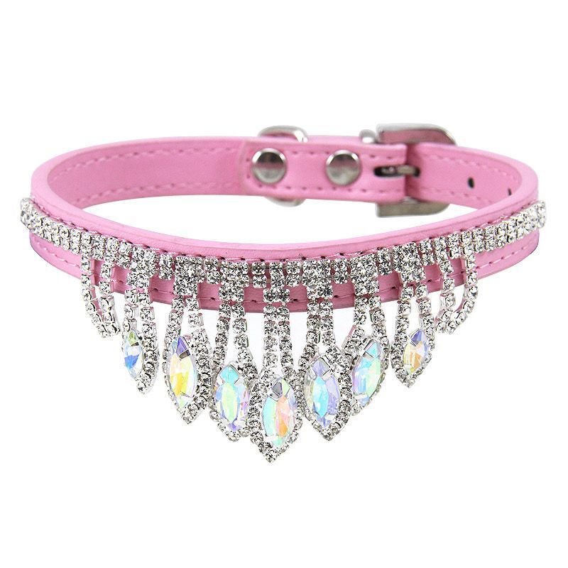 【COL - 010】Noble Adjustable Diamond Collar Pet Collar - MaoMao - Paws