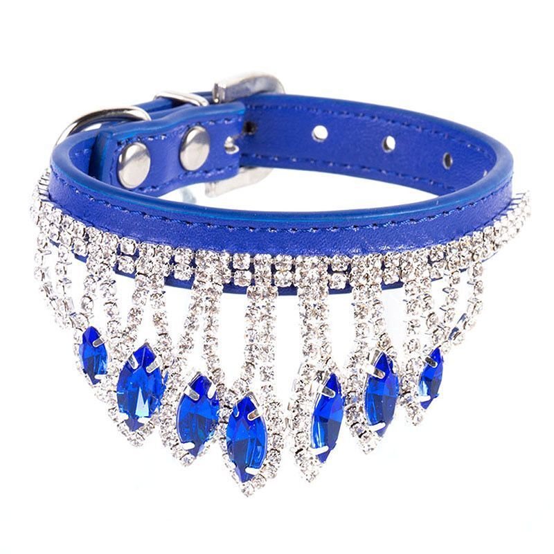 【COL - 010】Noble Adjustable Diamond Collar Pet Collar - MaoMao - Paws