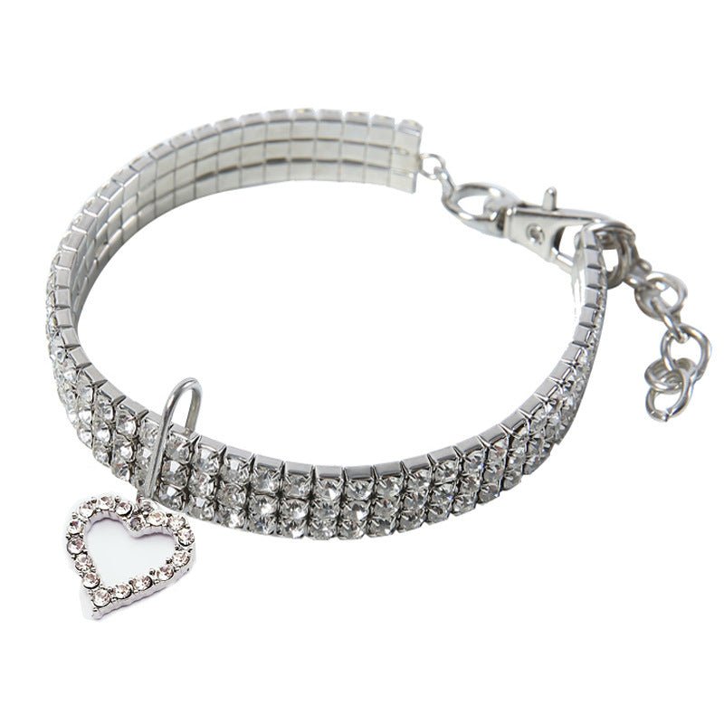 【COL - 012】Crystal Stretch Pet Collar - MaoMao - Paws