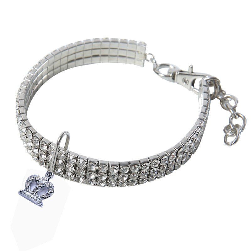 【COL - 012】Crystal Stretch Pet Collar - MaoMao - Paws