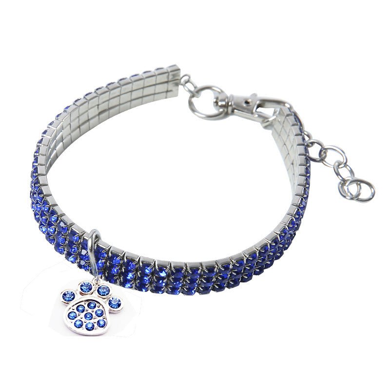【COL - 012】Crystal Stretch Pet Collar - MaoMao - Paws