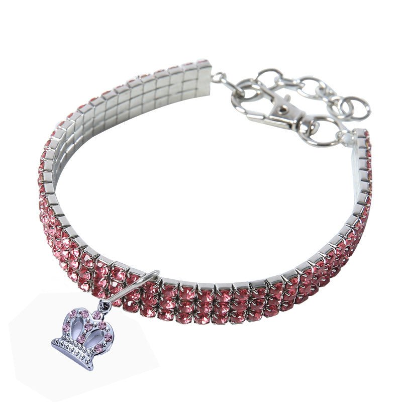 【COL - 012】Crystal Stretch Pet Collar - MaoMao - Paws