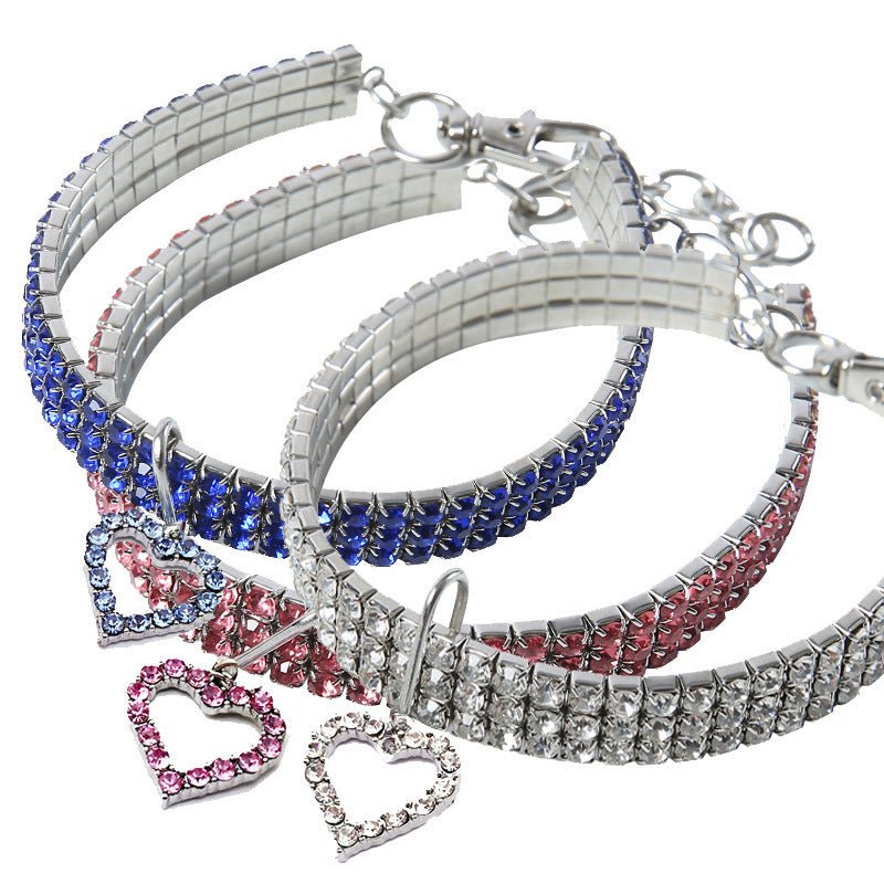 【COL - 012】Crystal Stretch Pet Collar - MaoMao - Paws