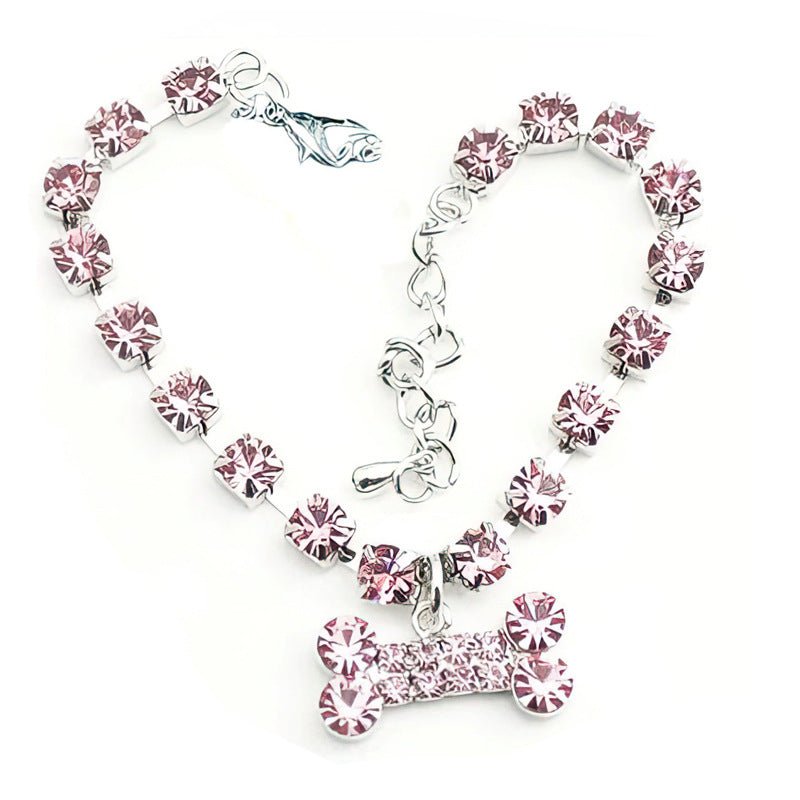 【COL - 014】Bone jewelry pet necklace collar - MaoMao - Paws