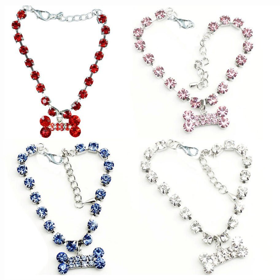 【COL - 014】Bone jewelry pet necklace collar - MaoMao - Paws