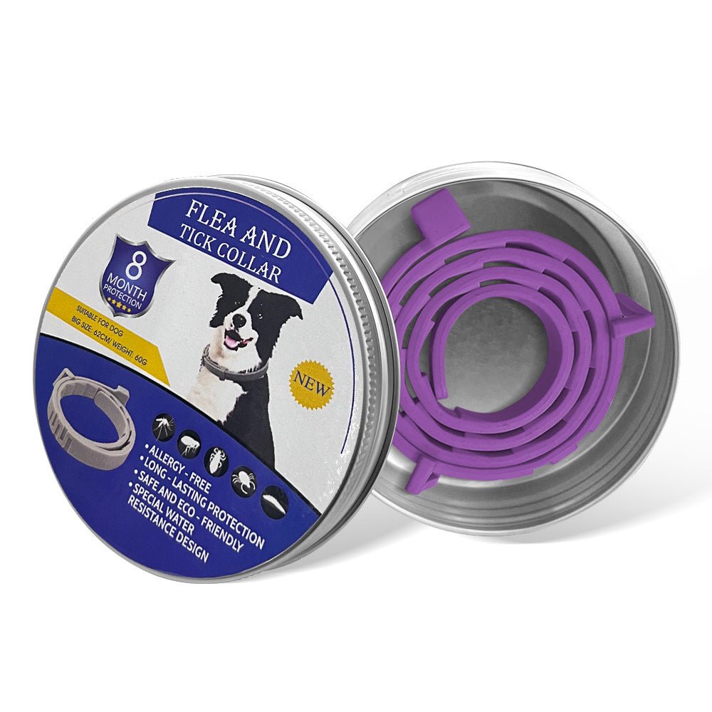 【COL - 016】Summer cat and dog flea removal, mosquito repellent, lice repellent silicone collar - MaoMao - Paws
