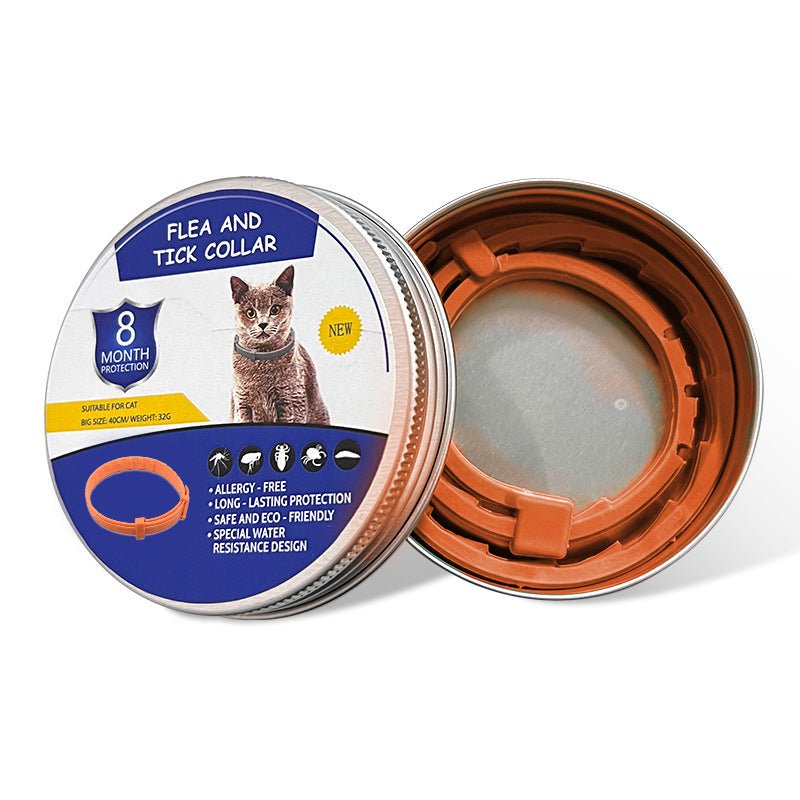【COL - 016】Summer cat and dog flea removal, mosquito repellent, lice repellent silicone collar - MaoMao - Paws