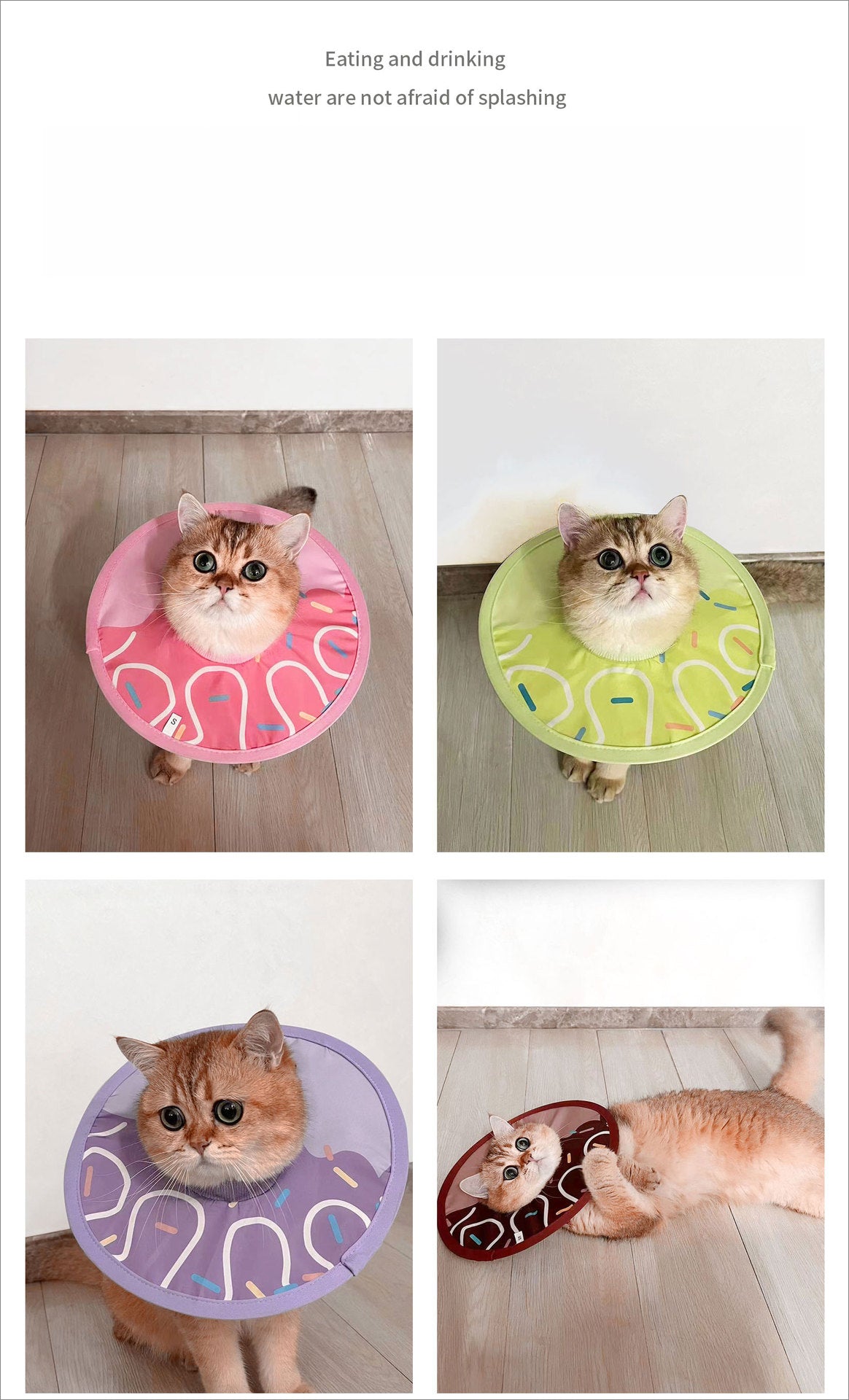 【COL - 017】Lightweight waterproof Elizabeth ring - MaoMao - Paws