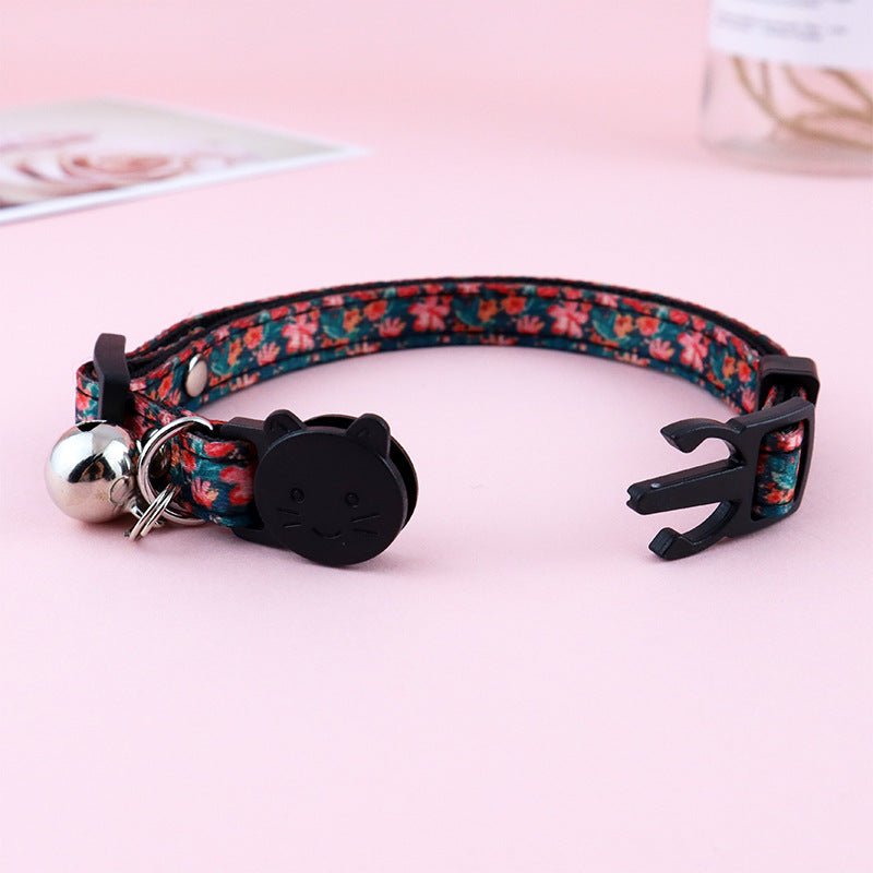 【COL - 020】Floral Ethnic - style Pet Collar - MaoMao - Paws