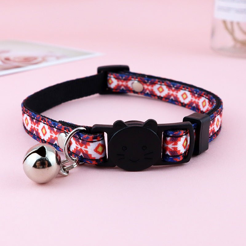 【COL - 020】Floral Ethnic - style Pet Collar - MaoMao - Paws