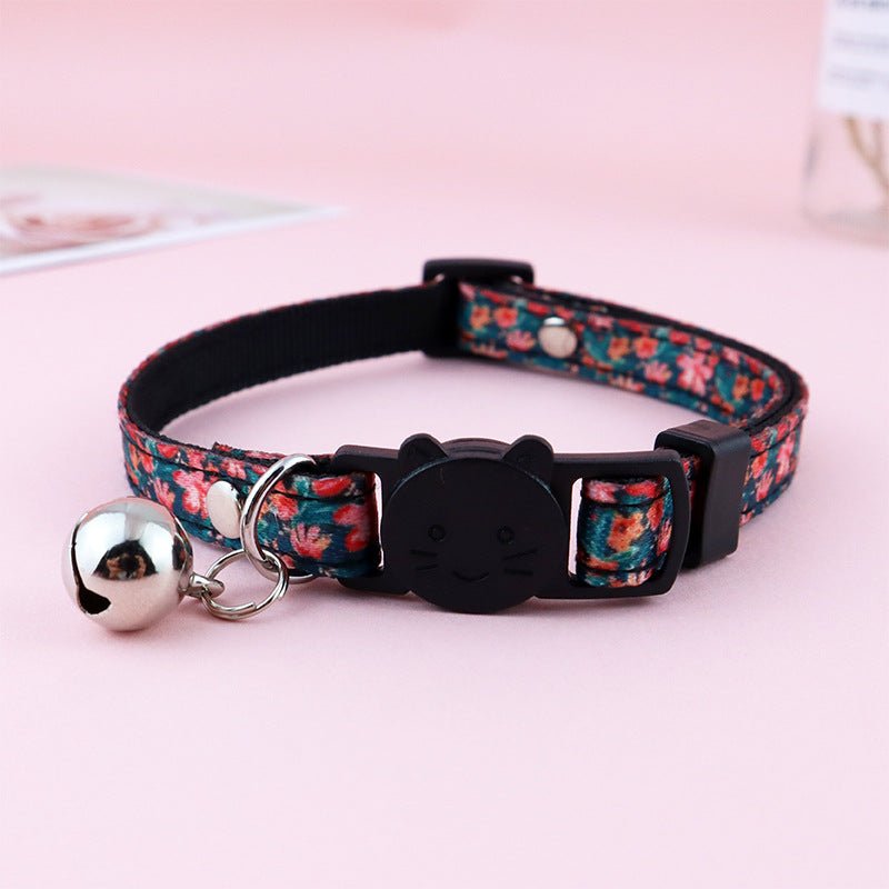 【COL - 020】Floral Ethnic - style Pet Collar - MaoMao - Paws