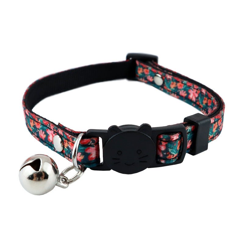 【COL - 020】Floral Ethnic - style Pet Collar - MaoMao - Paws