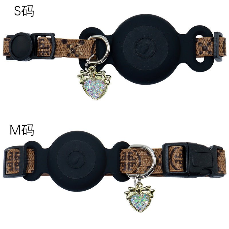 【COL - 021】Leopard print pet collar locator protective case AirTag - MaoMao - Paws