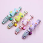 【COL - 023】Embroidered bow tie bell pet collar - MaoMao - Paws
