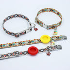 【COL - 024】Bohemian pet collar can be customized with lettering. - MaoMao - Paws