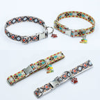 【COL - 024】Bohemian pet collar can be customized with lettering. - MaoMao - Paws