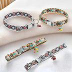 【COL - 024】Bohemian pet collar can be customized with lettering. - MaoMao - Paws