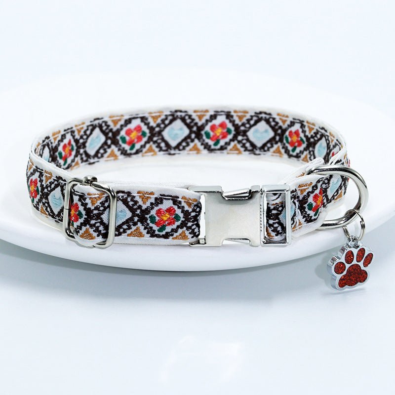 【COL - 024】Bohemian pet collar can be customized with lettering. - MaoMao - Paws
