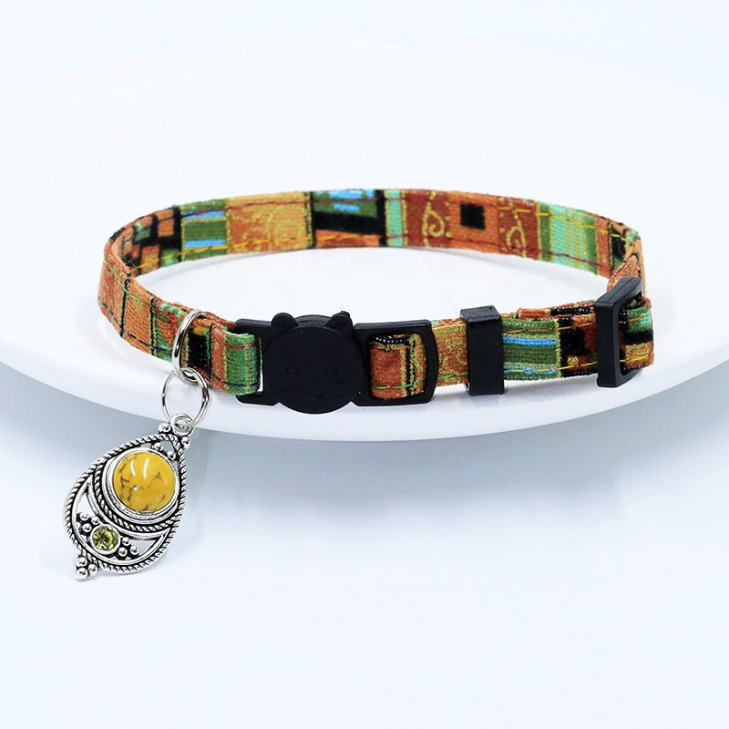 【COL - 026】Bohemian Vintage Pet Collar - MaoMao - Paws