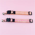 【COL - 027】Golden silk edge ethnic style pet collar - MaoMao - Paws