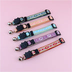 【COL - 027】Golden silk edge ethnic style pet collar - MaoMao - Paws