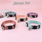 【COL - 027】Golden silk edge ethnic style pet collar - MaoMao - Paws