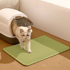 Oversized double-layer cat litter pad anti-splash