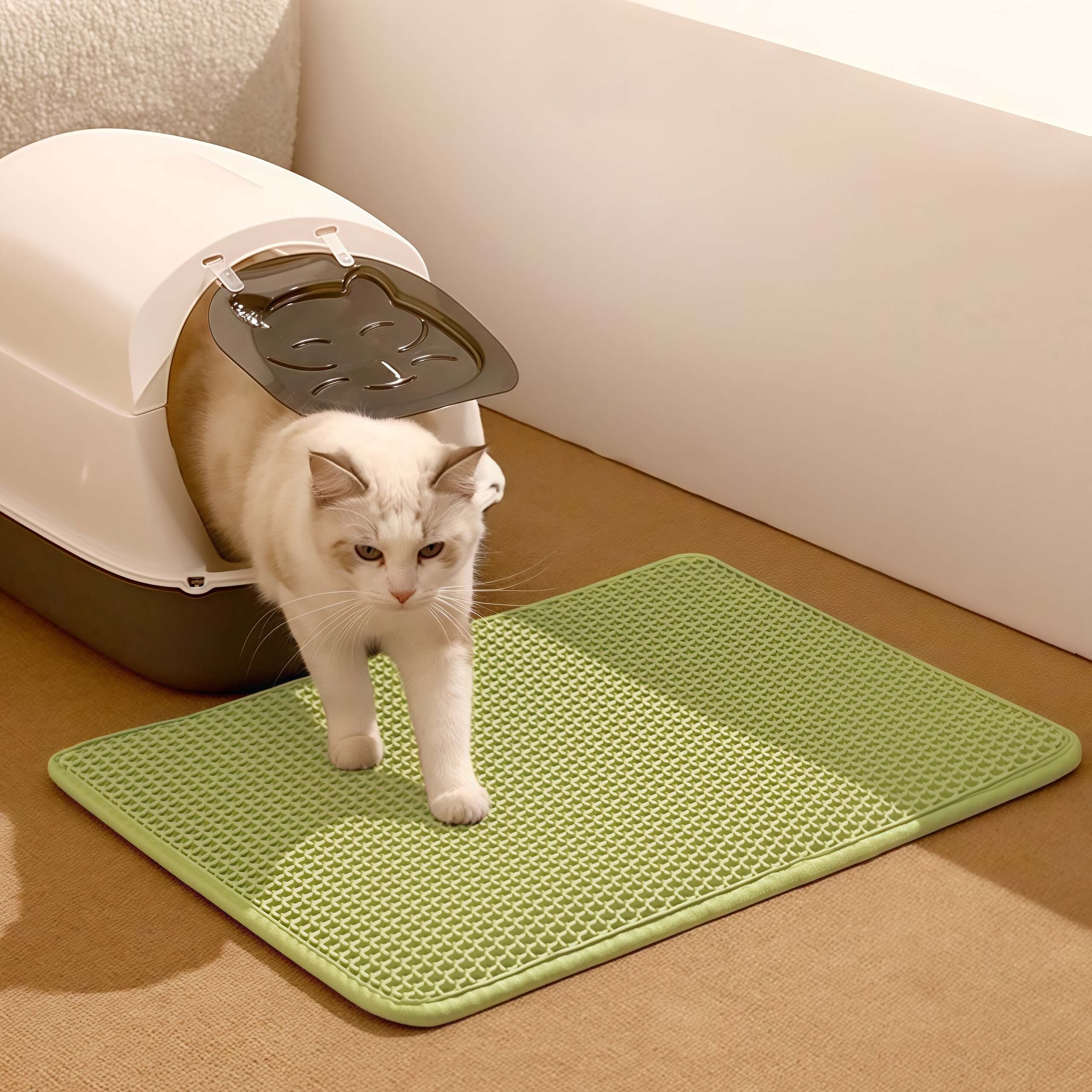 Oversized double-layer cat litter pad anti-splash