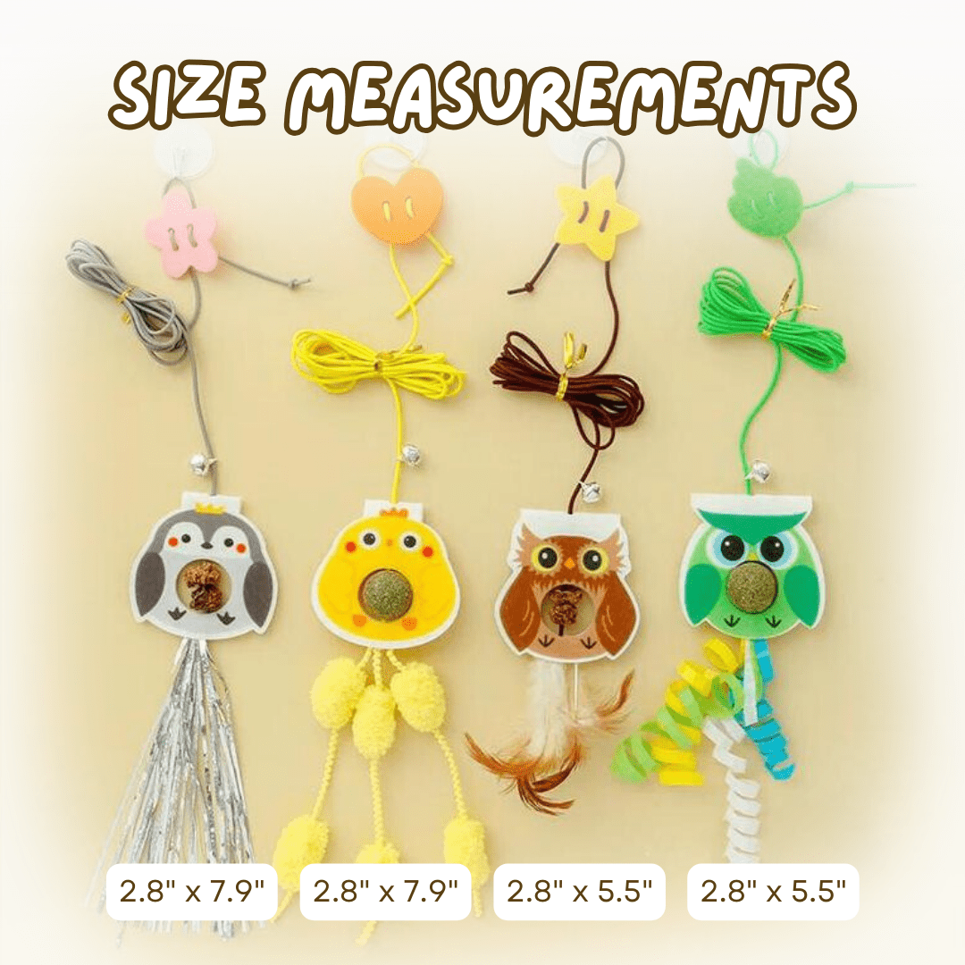 Dangling Catnip Toy (Set of 4) - MaoMao - Paws