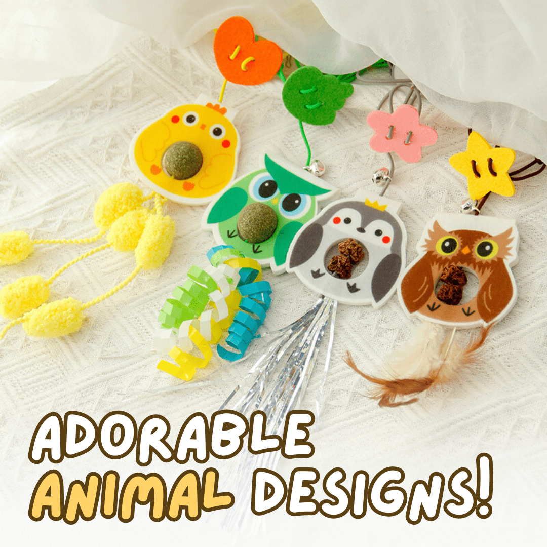 Dangling Catnip Toy (Set of 4) - MaoMao - Paws
