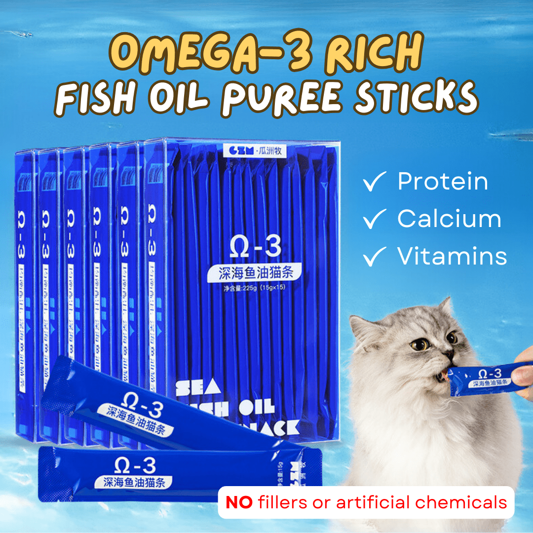 Fish Oil Puree Stick (15 Pcs) - MaoMao - Paws
