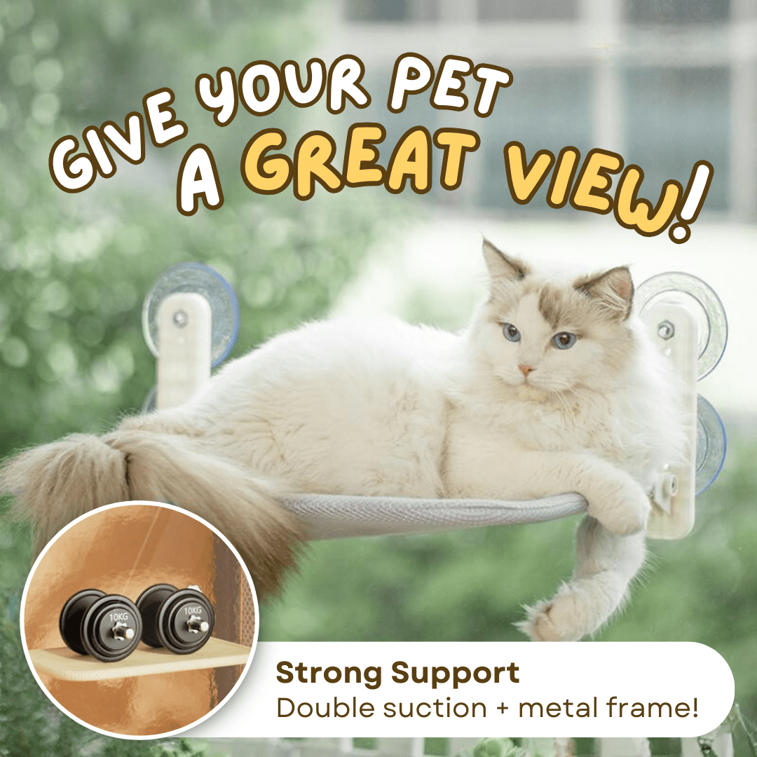 Foldable Window Hammock - MaoMao - Paws