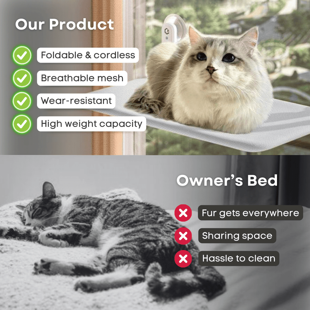 Foldable Window Hammock - MaoMao - Paws