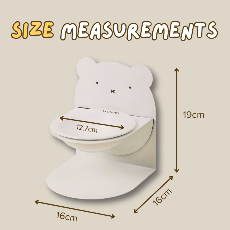 Magnetic Ceramic Bowl - MaoMao - Paws